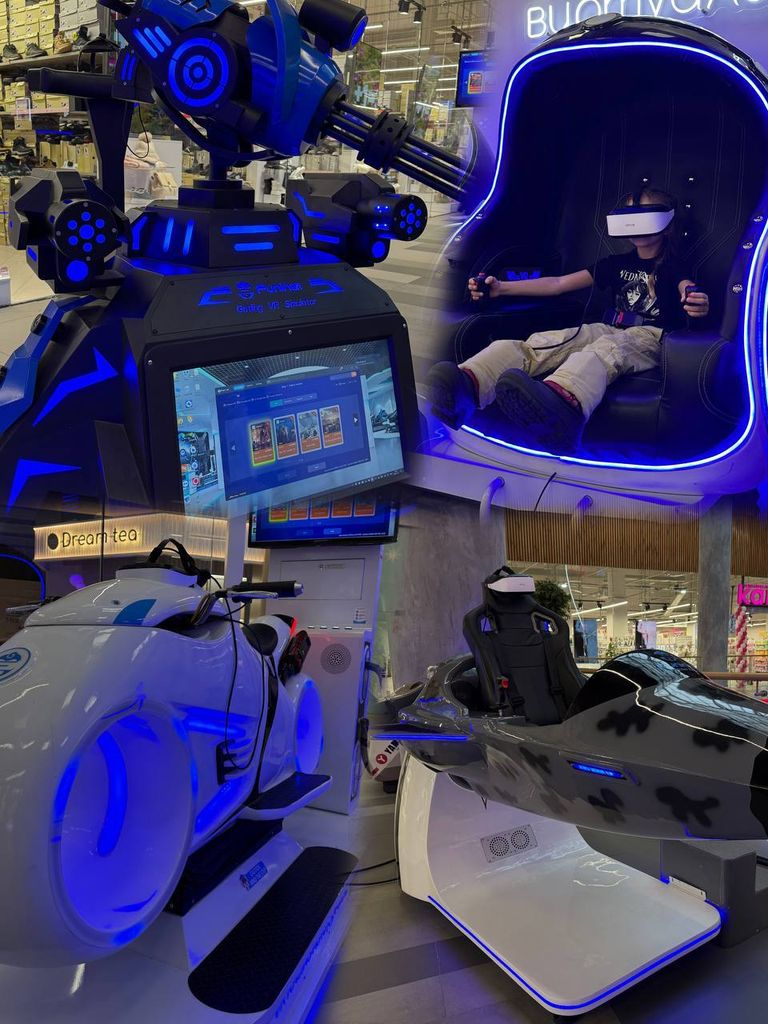 3 игры на VR-аттракционах на выбор с Пт по Вскр