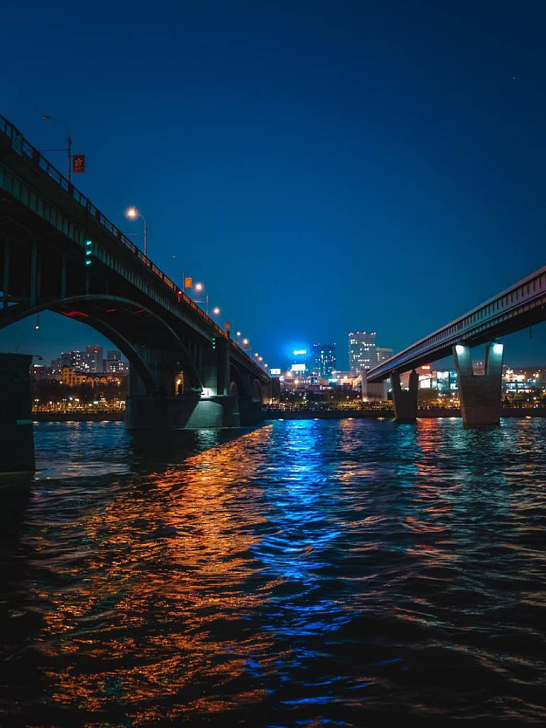Речная экскурсия «Шесть мостов Новосибирска» + аудиопрограмма, 1 ч. 45 мин.