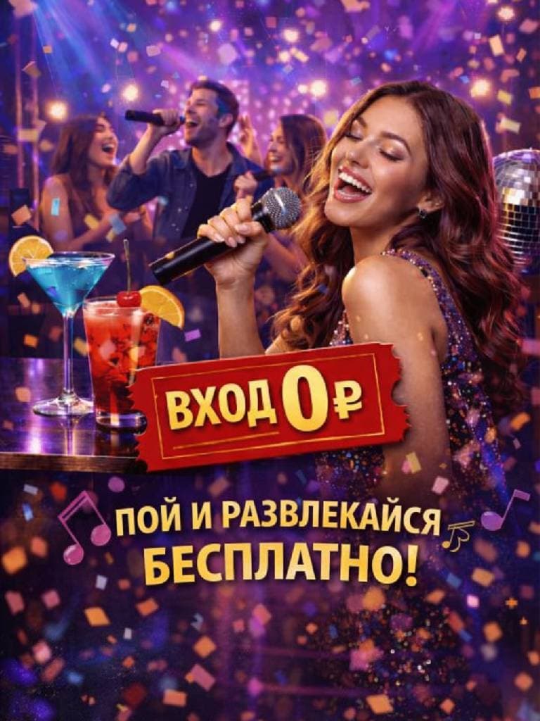 Бесплатный вход в караоке