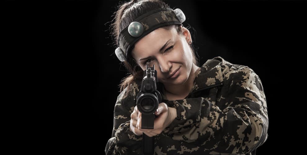 MilSim лазертаг арена CyberShot