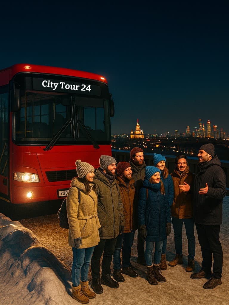 Автобусная вечерняя экскурсия «Три смотровые площадки Москвы»