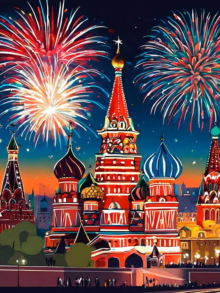 Просмотр салюта 9 мая с борта теплохода от Кремля