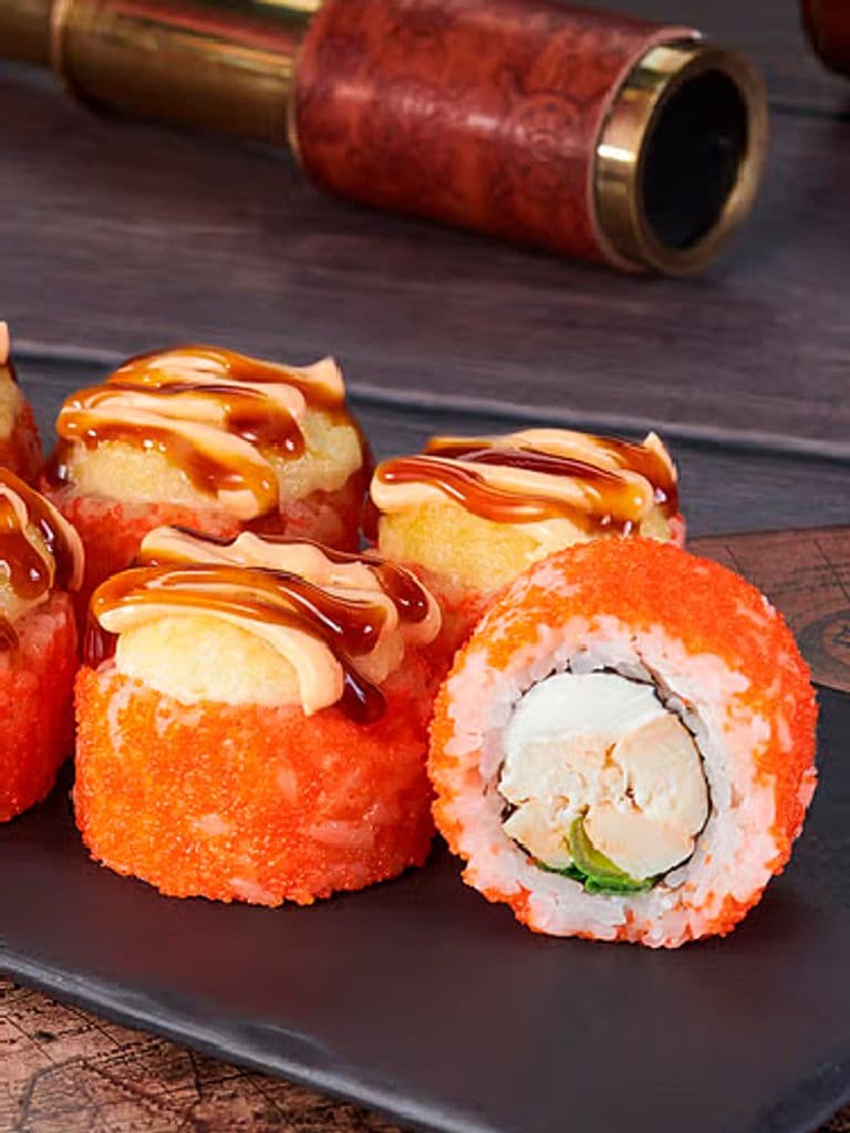 Меню роллов, сетов, WOK, салатов, закусок, десертов