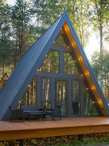 2 суток проживания в домах A-Frame (1, 2, 4) + купель