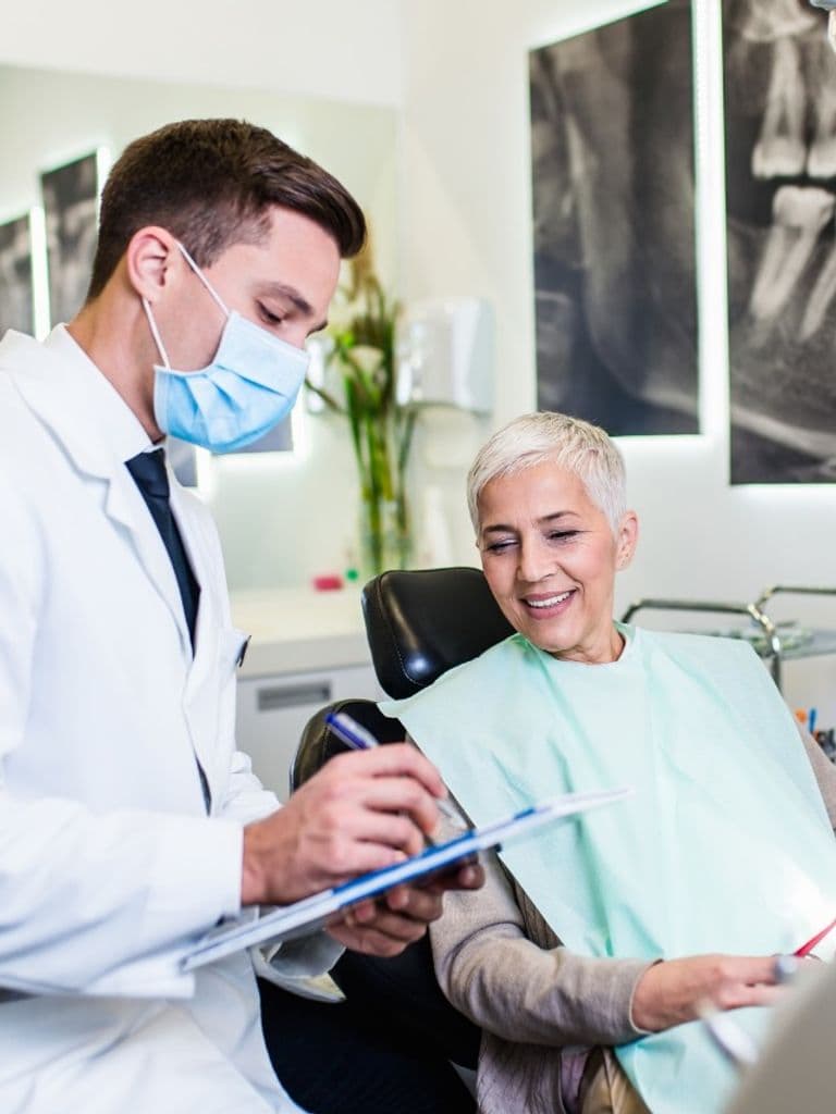 Осмотр стоматолога-ортопеда + протезный план