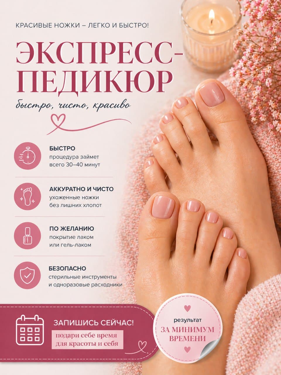 Экспресс-педикюр