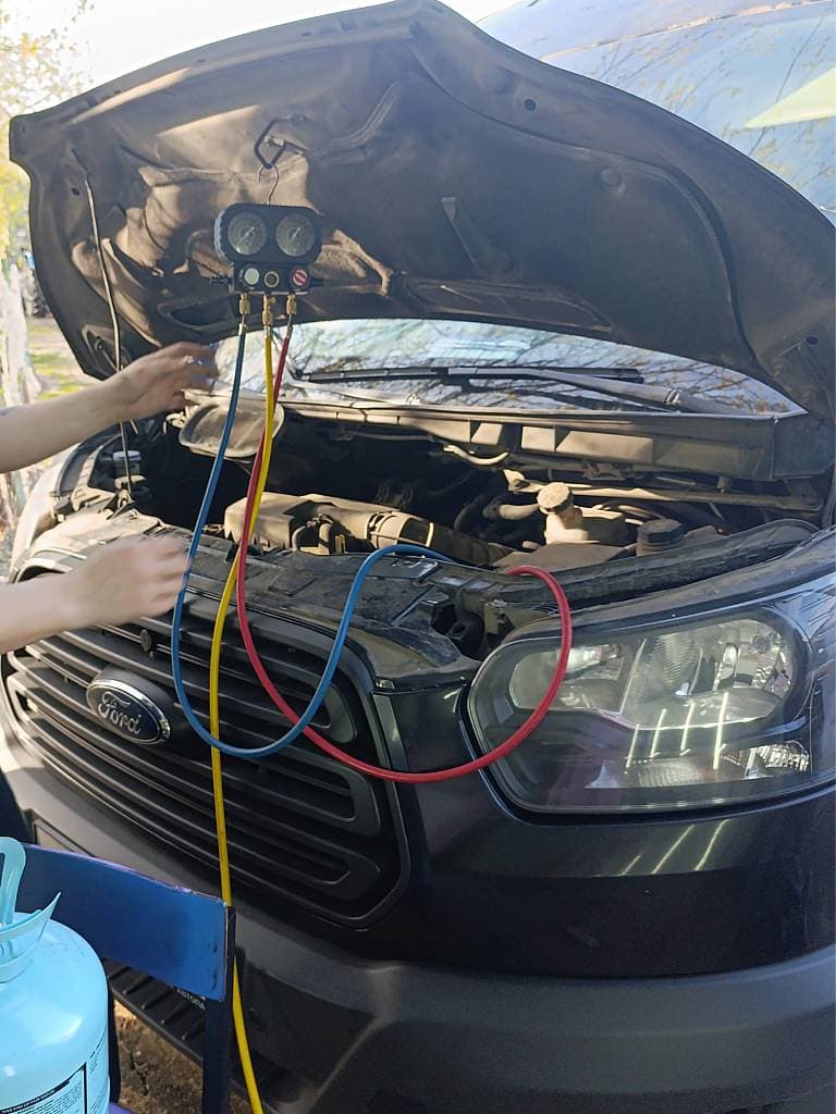 Заправка кондиционера автомобиля