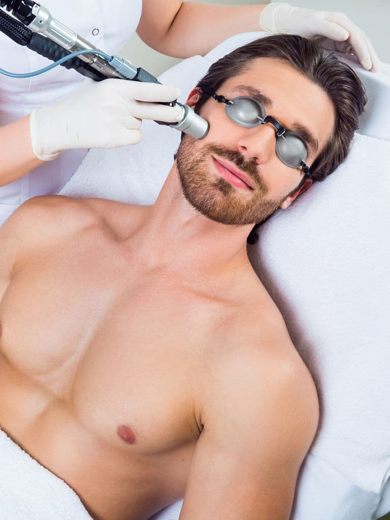 Комплексы лазерной эпиляции на выбор для мужчин