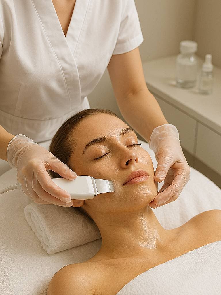 Комбинированная чистка лица + пилинг