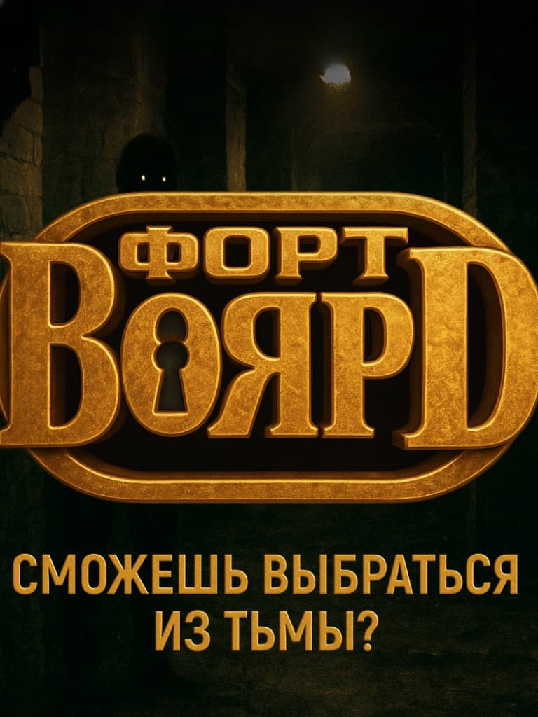 Квест «Форт Боярд в темноте», до 1 ч.