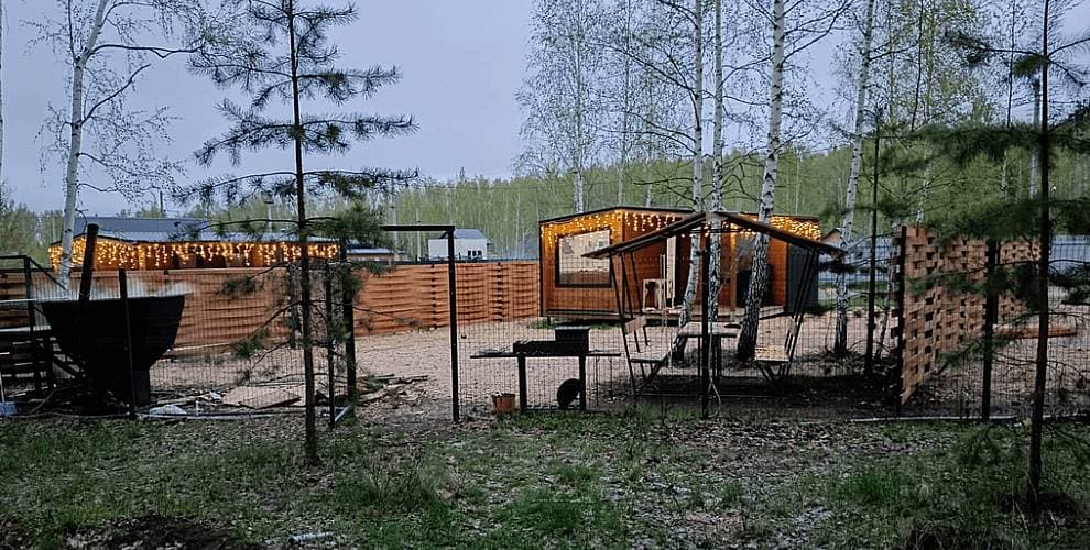 Домики с видом на лес на оз. Увильды
