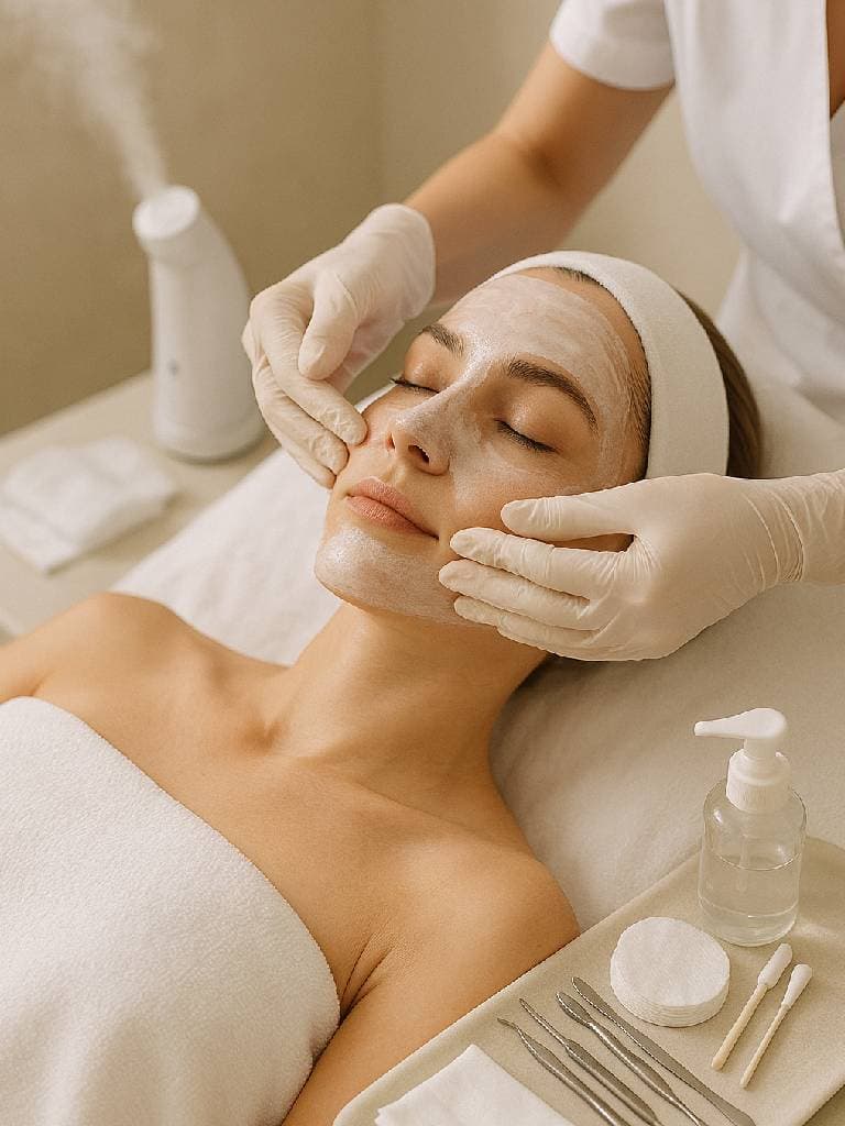 7-этапная механическая (ручная) чистка лица + маска, 1 ч.