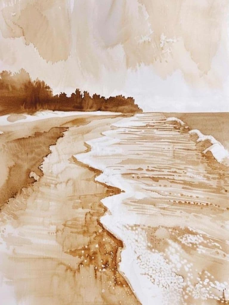 Мастер-класс «Живопись кофейной гущей»