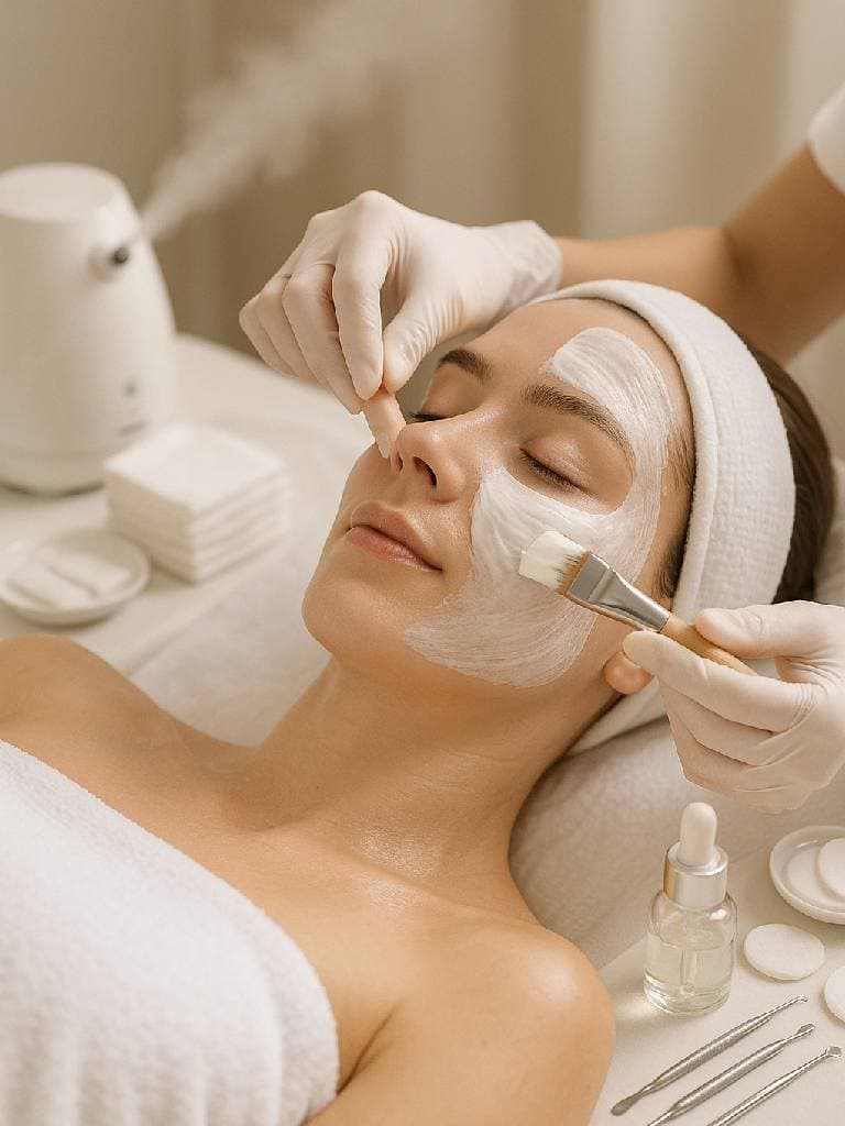 УЗ-чистка лица + аппаратная биоревитализация