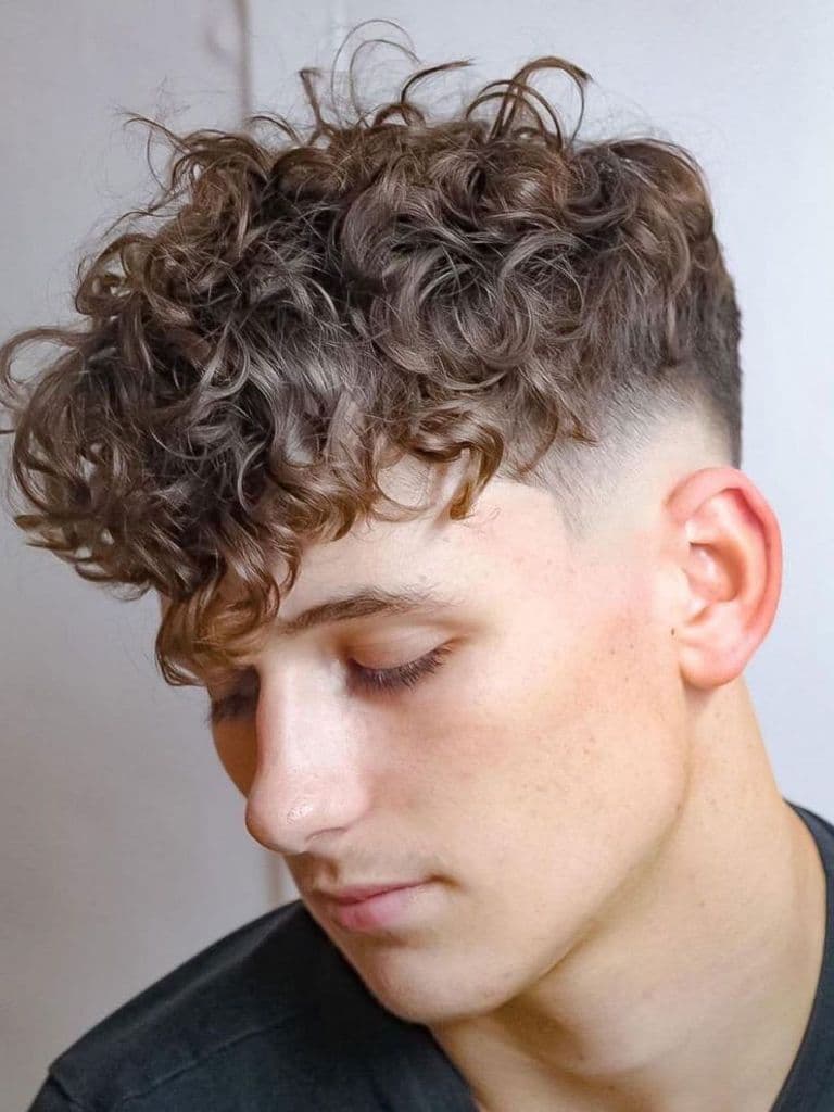 Мужская химическая завивка