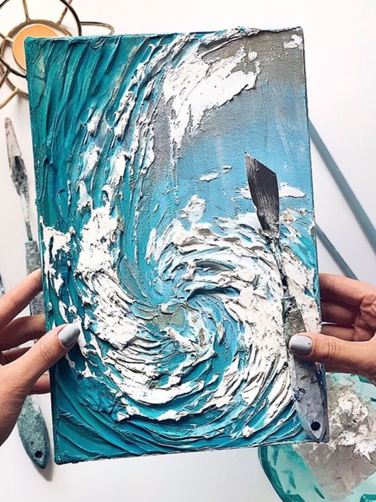 Мастер-класс «Интерьерная картина из текстурной пасты»