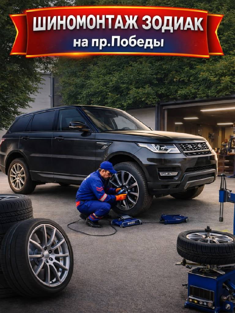 Комплексный шиномонтаж 4 колес