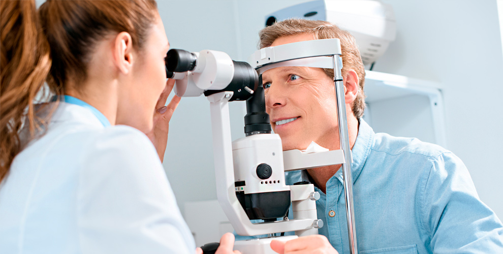 на проверку зрения + упаковку линз в подарок