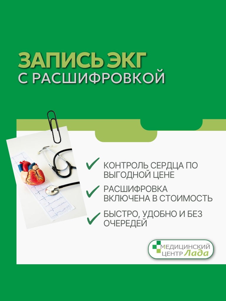 ЭКГ с расшифровкой