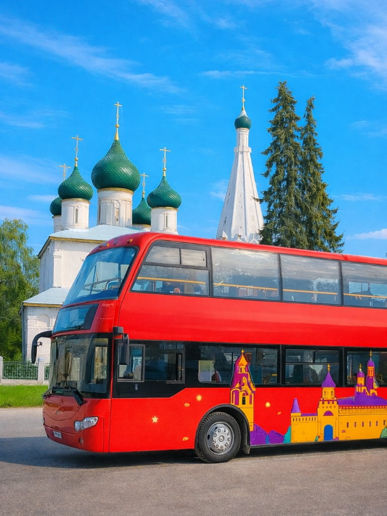 Автобусная экскурсия по Ярославлю по системе Hop-On Hop-Off