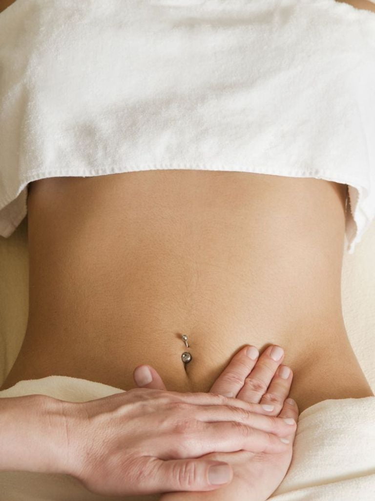 Массаж живота