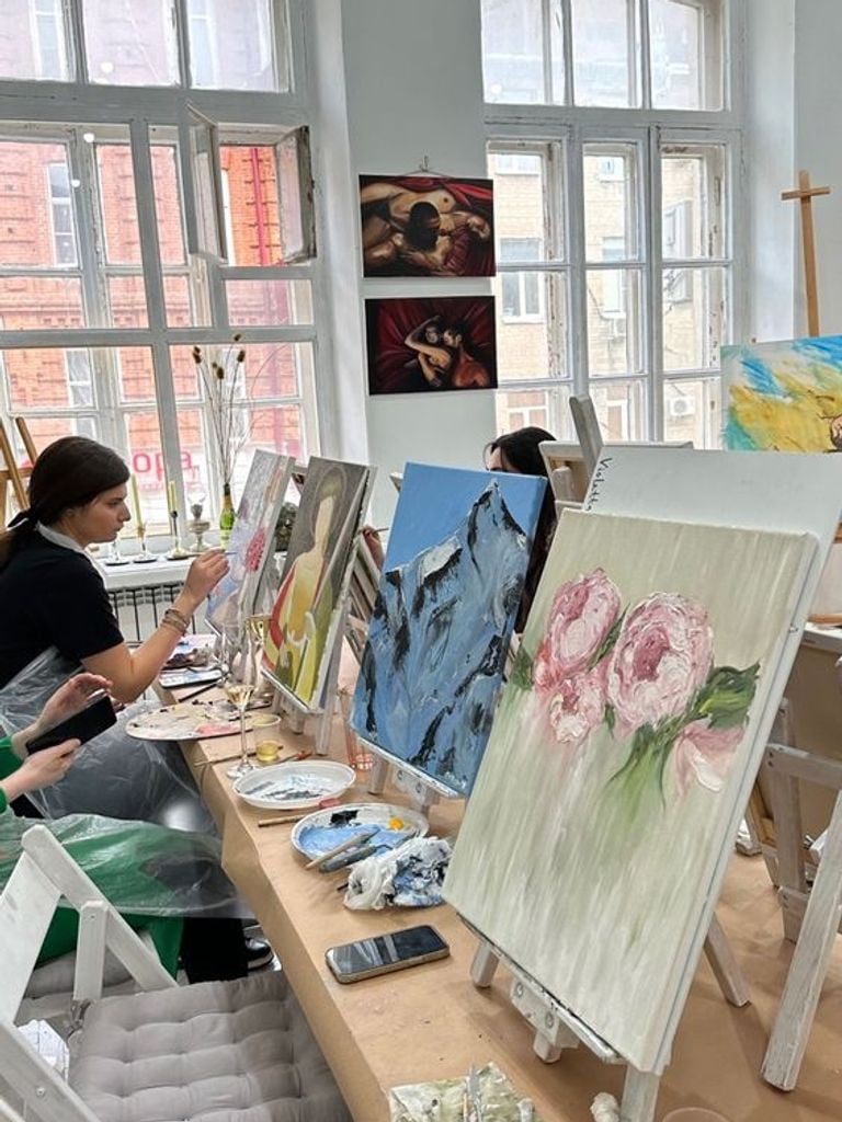 Мастер-класс «Живопись акрилом»