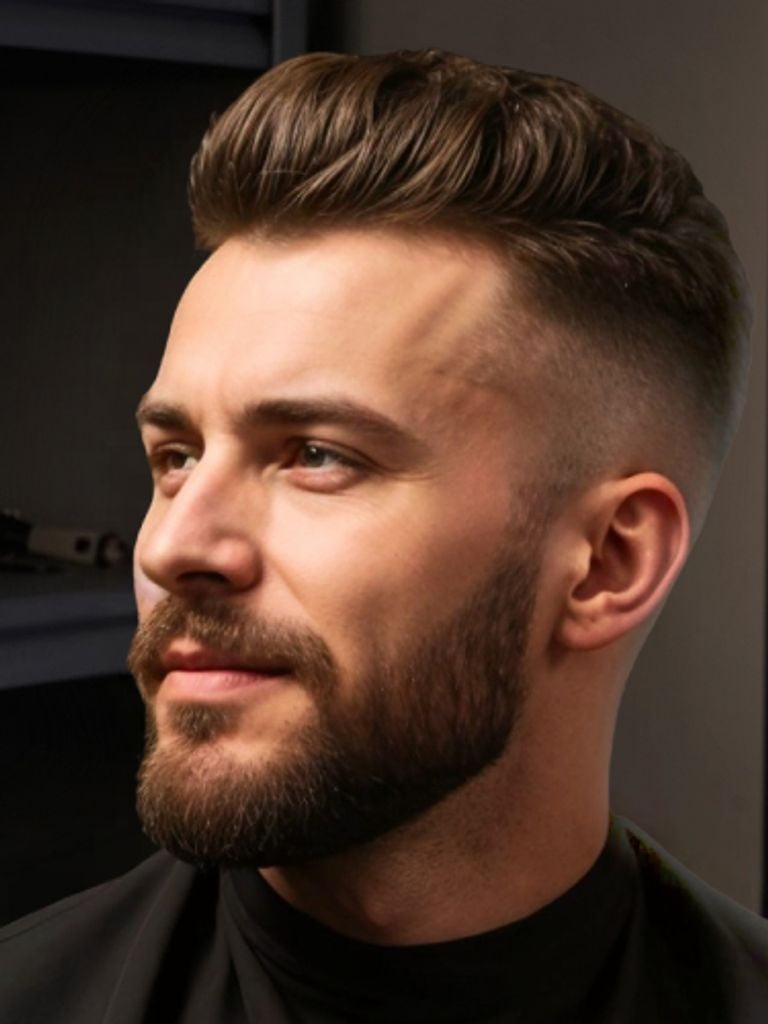 Первая стрижка «Мужика», 45 мин.