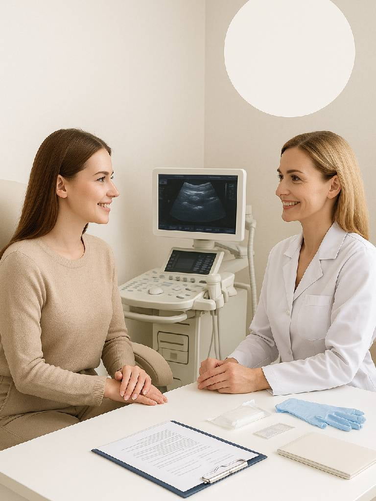 Консультация гинеколога + видеокольпоскопия + мазок