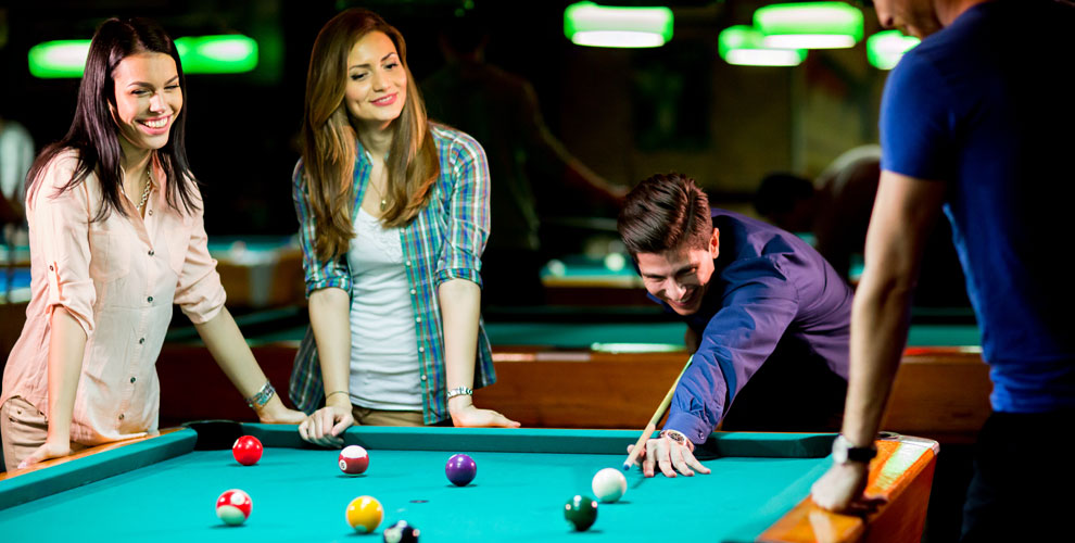 на игру в «Русский бильярд» в общем зале с 8:00 до 18:00