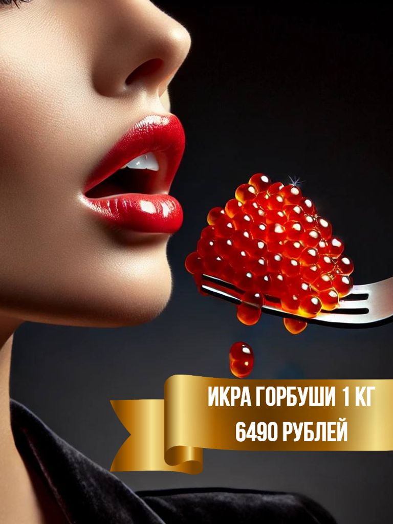 Икра горбуши, 1 кг