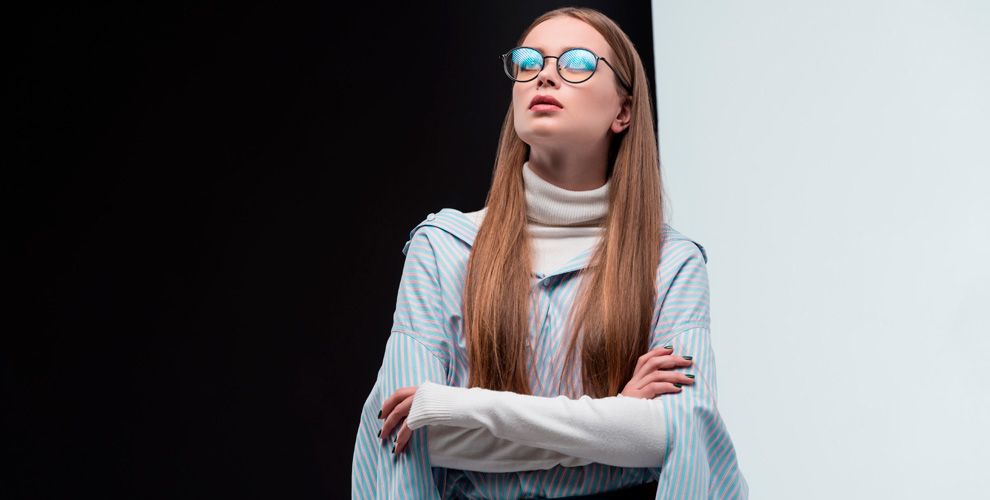 на салфетку для очковых линз