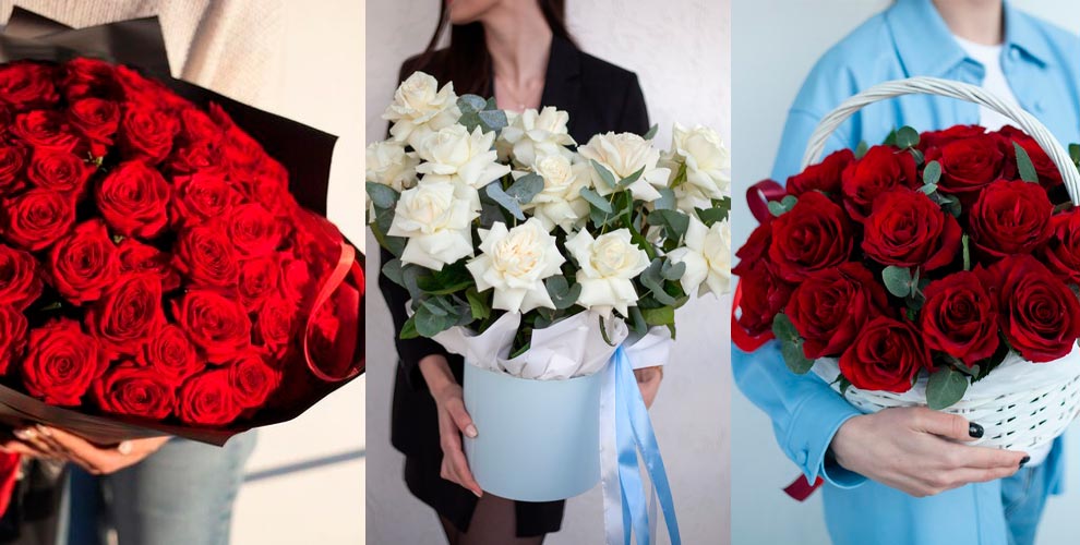 на на букеты укеты в шляпных коробках