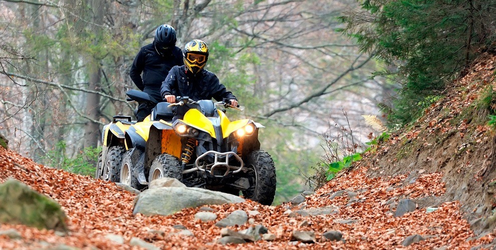 на катание на квадроцикле на автодроме для 1 человека (в качестве водителя), длина кругов - 500 м