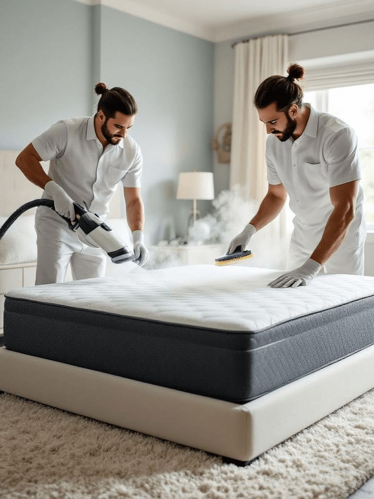 Химчистка двуспального матраса