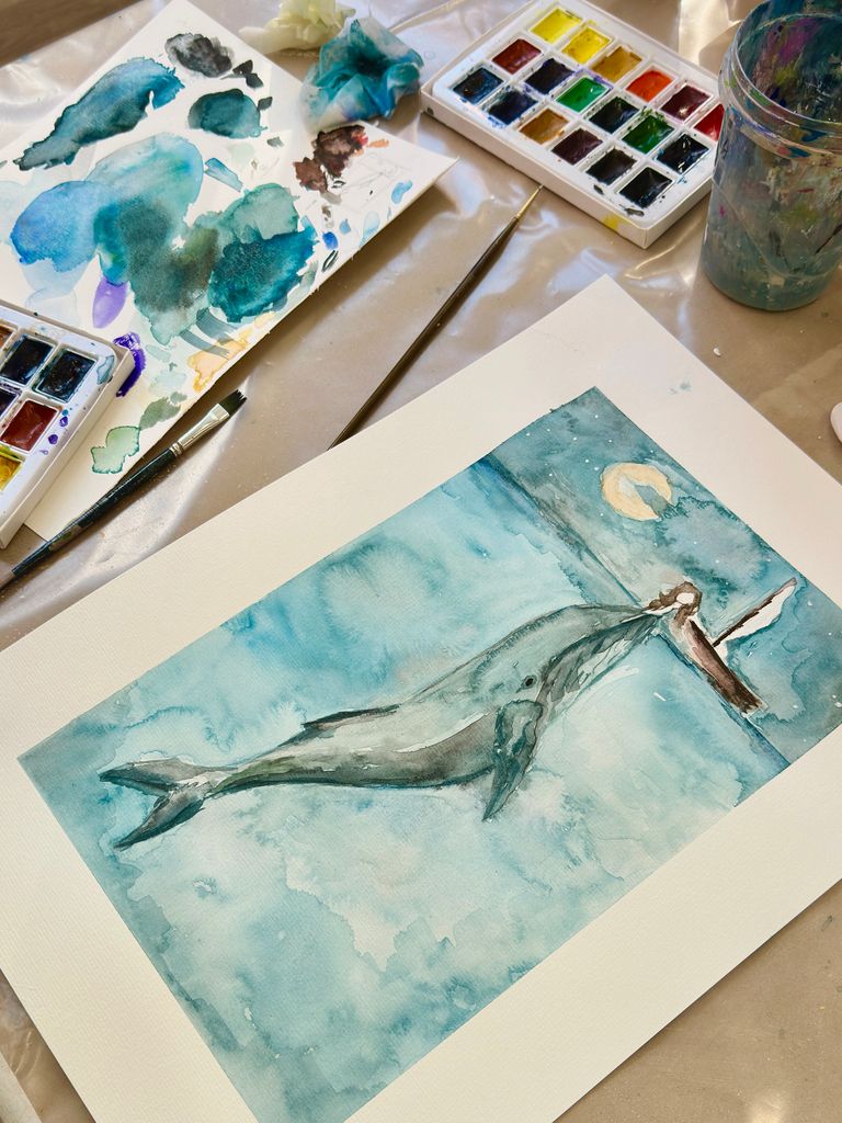 Мастер-класс «Акварель» (сюжет L)