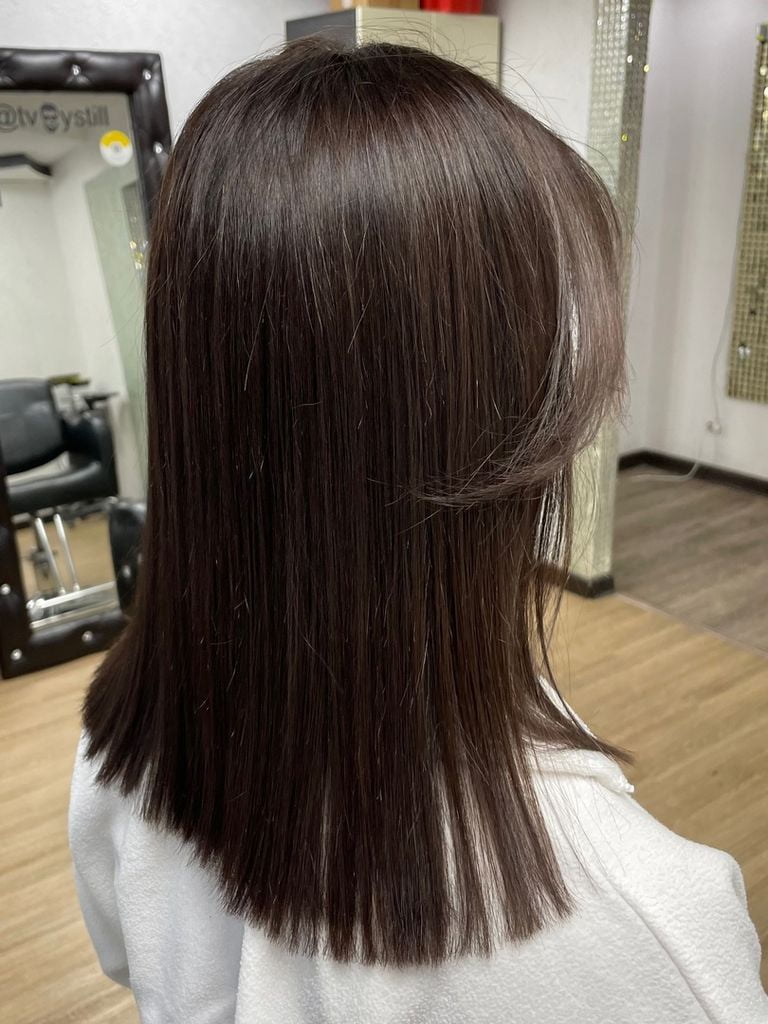 Окрашивание волос в 1 тон