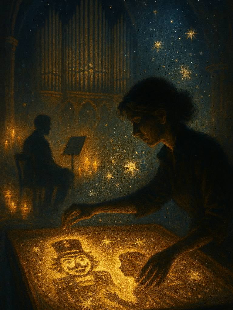 Сказка для органа и чтеца с песочной анимацией «Щелкунчик»