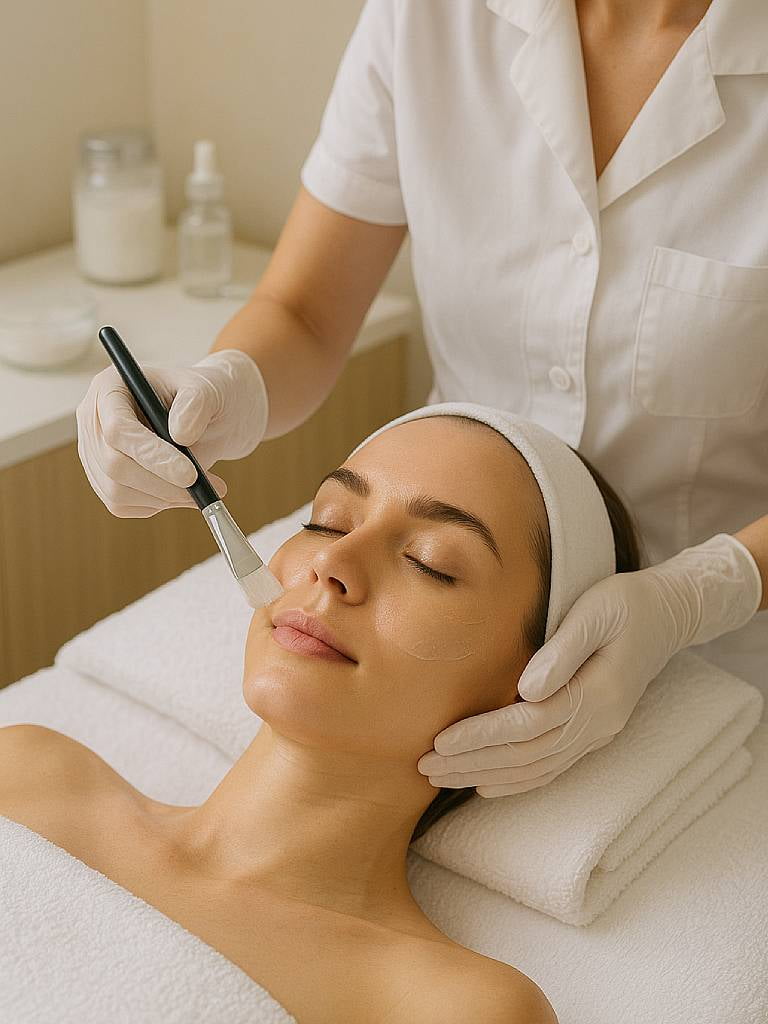 Поверхностный пилинг + карбокситерапия