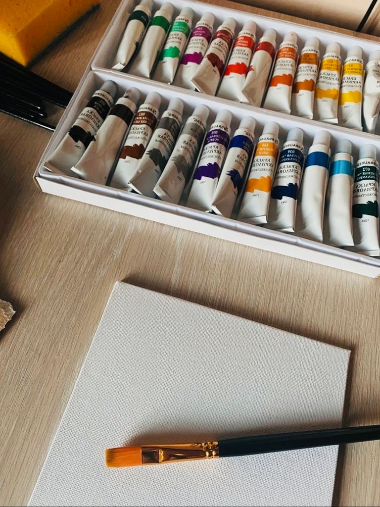 Свободная живопись акрилом