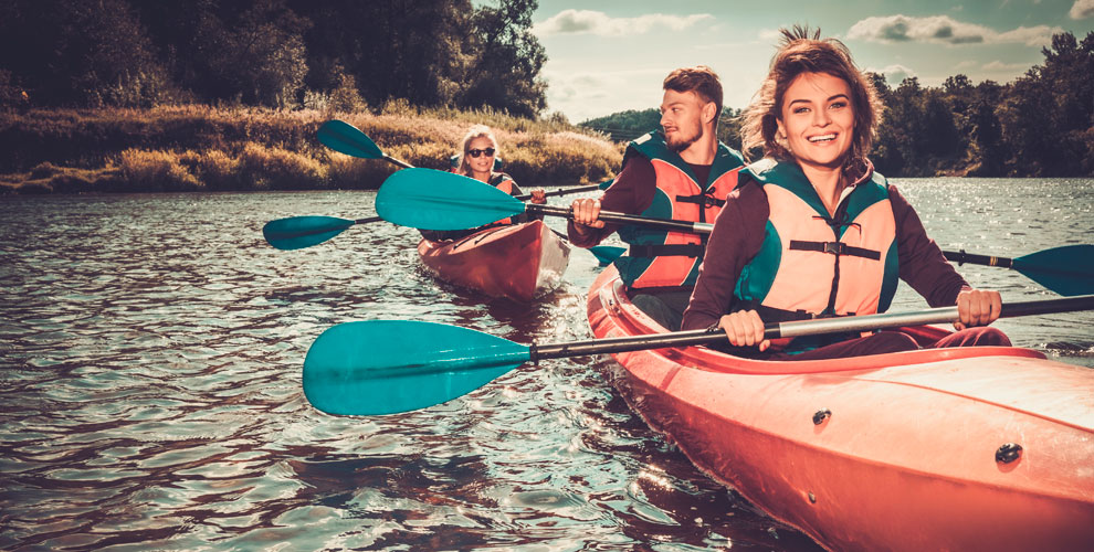 на прогулку на каяках в Серебряном Бору для одного человека, 2 ч. 30 мин.