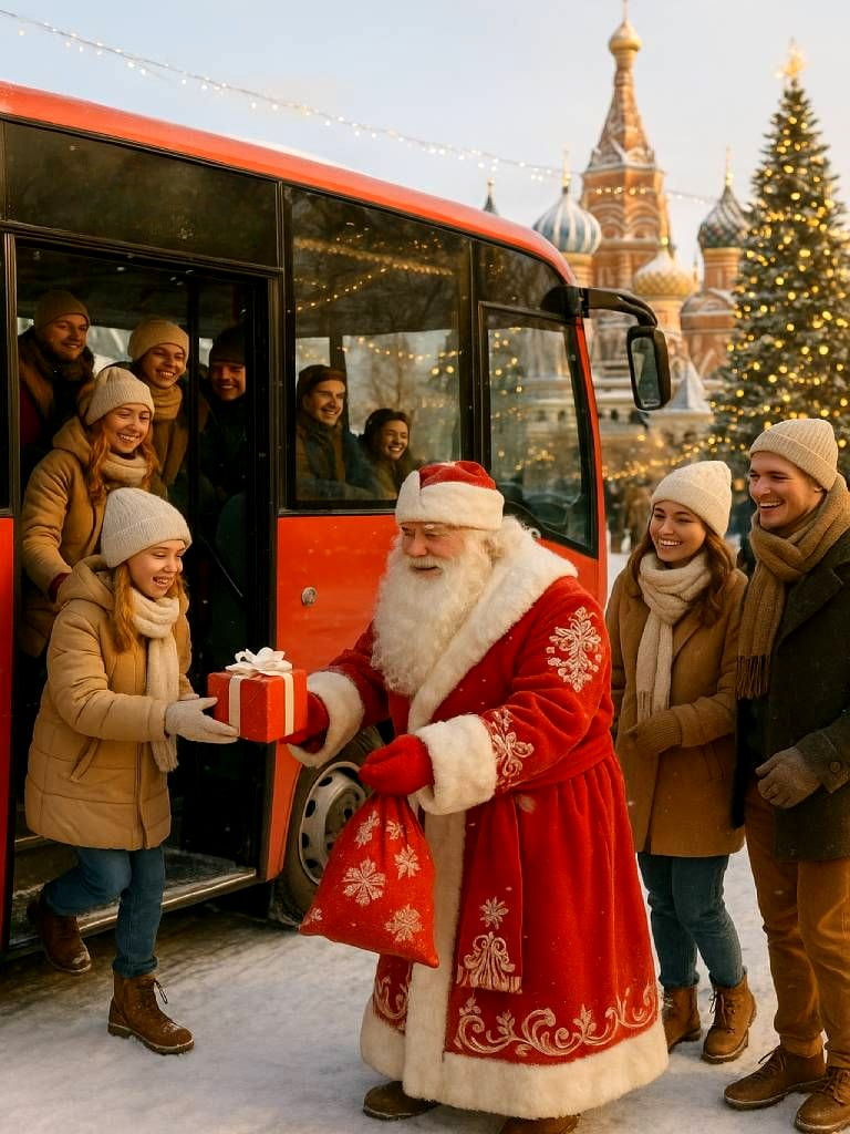 Новогодняя автобусная экскурсия + подарки от Деда Мороза