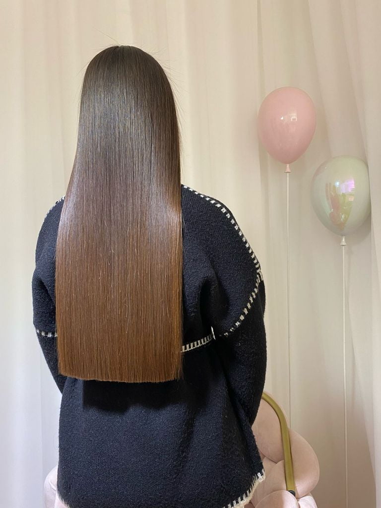 Кератиновое выпрямление