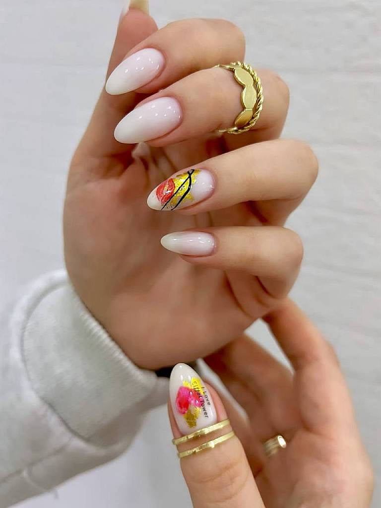 Наращивание ногтей + дизайн