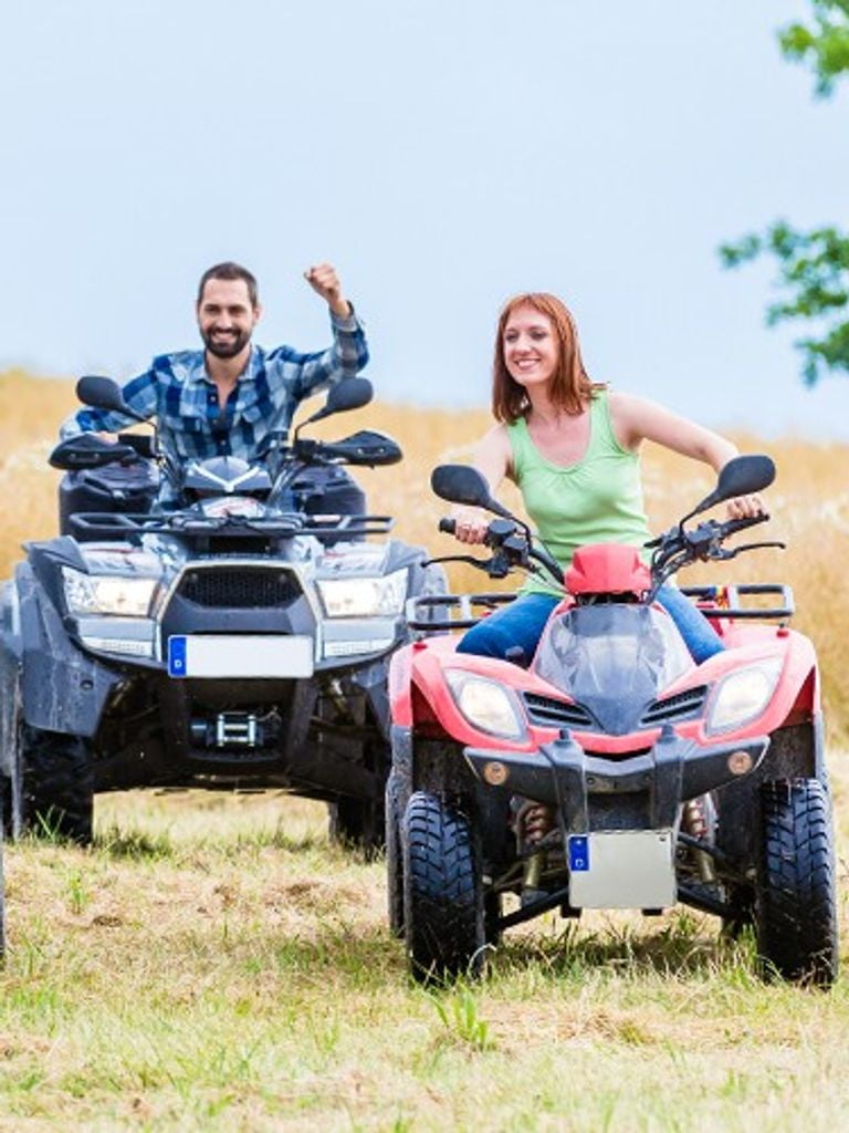 Поездка на квадроцикле, 1 км