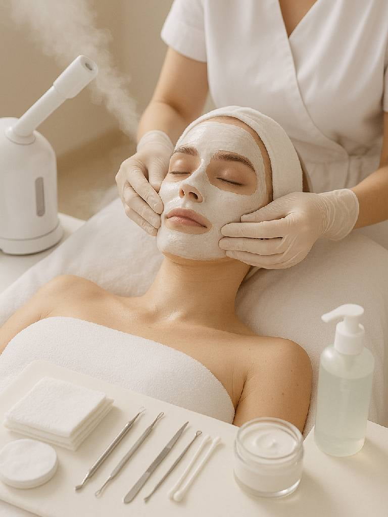 11-этапная комбинированная чистка лица, 1 ч.