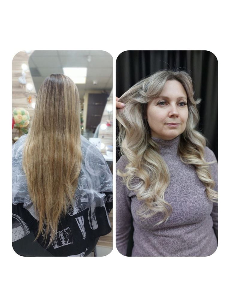 Сложное окрашивание волос AirTouch (или смешанная техника)