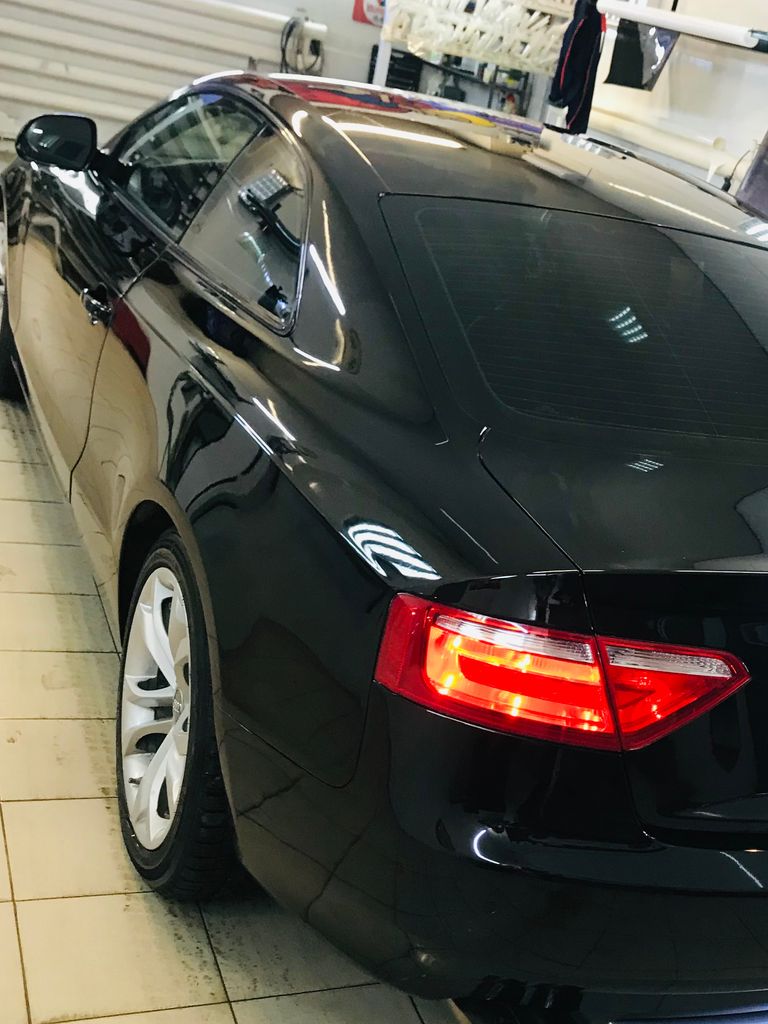 Тонировка 2 передних стекол съемной тонировкой на статике