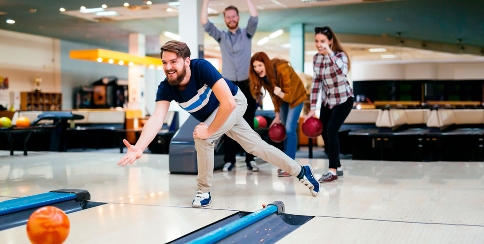 на любое количество часов игры в боулинг