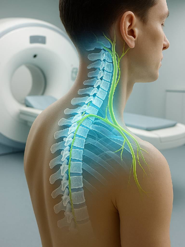 МРТ артерий шеи + шейного отдела позвоночника