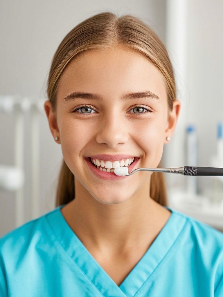 Профессиональная гигиена полости рта для детей с 10 до 15 лет